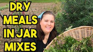 Dry meals in a Jar Recipes -  Long Term Food Storage For Pennies