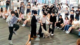 [STREET ARTIST] ONE OF. WITH AUDIENCE. INTERACTIVE SINCHON BUSKING. 240901.