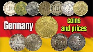 German Coins with a Value - What's the Worth of a Coin? Deutsche Münzen