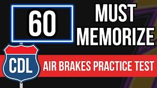 New York CDL Air Brakes Practice Test 2024 (NY DMV Commercial Driver's License Study Guide)