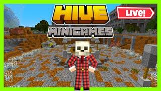 MINIGAMES W/ VIEWERS!!! - (Minecraft: HIVE Server Minigames LIVE)