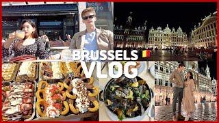 (ENG)Belgium Vlog l 벨기에 여행, 와플 원 없이 먹고 분위기에 취했던 1박2일 여행(ft.벨기에 맥주) 런던에서 브뤼셀가기