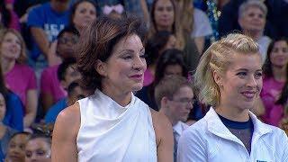 Legendary Gymnastics coach Valorie Kondos Field gets dance party sendoff from UCLA