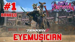 Tekken 8 Number 1 Yoshimitsu Player (EyeMusician) | Tekken 8 High Level Gameplay