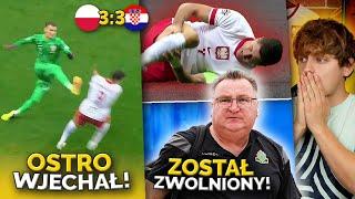 to był BRUTALNY FAUL BRAMKARZA na Lewandowskim! CO TO BYŁ ZA MECZ! Czesław Michniewicz ZWOLNIONY!