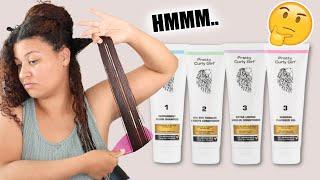 I tried curly hair products from THE NETHERLANDS "Pretty Curly Girl" & it was interesting..