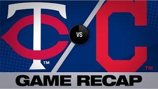 Perez's 3-run homer lifts Indians past Twins | Twins-Indians Game Highlights 9/15/19