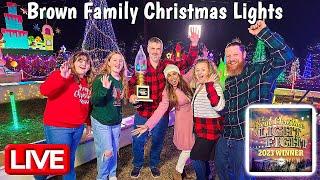 Live Q&A with The Great Christmas Light Fight Champions— The Brown Family | Ask Your Questions!