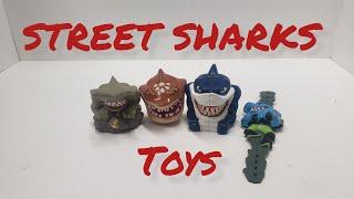 Street Sharks 1995 Taco Bell Kid's Meal Toys Set of 4!