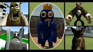 ALL NEW JUMPSCARE  ALLRAINBOW FRIENDS 3D SANIC CLONES MEMES  THBODYBUIDERS in Garry's Mod part 3