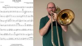 Feliz Navidad - arr. Victor Lopez (Trombone)