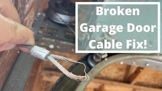 How to Fix and Install New Garage Door Cables