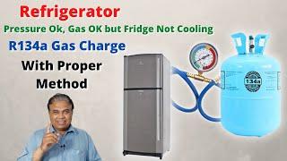 Fridge Gas Charging/Filling Using R134a Refrigerant