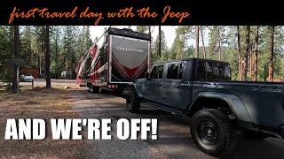 First TRAVEL DAY with the Jeep // SNOWBIRD 2025! // Full Time RV Life