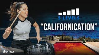 Play "Californication" On The Drums | 5 Levels