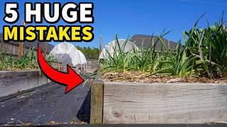 5 Raised Bed Garden Mistakes I'd NEVER Make Again!