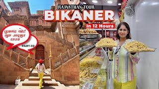 Bikaner In 12Hrs Travel Guide | Junagarh Fort | Bikaner Old City Food Walk | Bikaner Budget