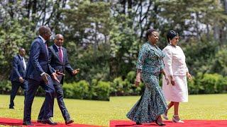 Kenya's New Dawn! Pres' Ruto & Rachel Ruto hosts DP Kindiki and Spouse, Grace at State House.