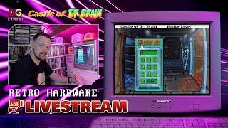  Real MS-DOS PC Livestream - Am I smart enough to work in the Castle of Dr. Brain? [LIVE]