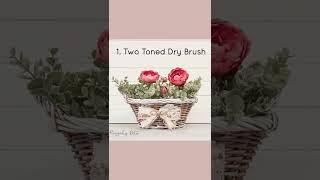 Upcycled Baskets 3 Different Ways #diy #diycrafts #stamping #painting