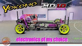 Yokomo MD 1.0 Purple Version - the electronics of my choice