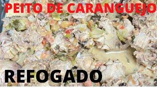 PEITO de CARANGUEJO REFOGADO NO LEITE DE COCO E CREME DE LEITE@AlexTutoriaisYT[oficial]