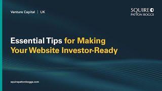 Essential Tips for Making Your Website Investor-Ready