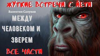 Жуткие встречи с Йети:"Между Человеком и Зверем". СБОРНИК. ВСЕ ЧАСТИ.