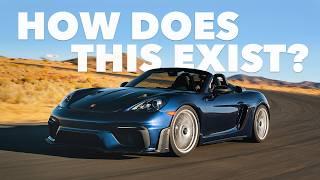 It's INSANE That This Car EXISTS! Driving the Porsche 718 Boxster Spyder RS