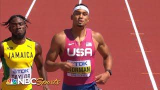 Michael Norman tops 400m heat, advances to semifinals at World Championships | NBC Sports