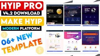 HYIP PRO - A Modern HYIP Investment Platform | How to Create HYIP Website 2023