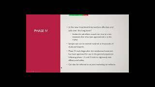 CTN Webinar: Research 101: Introduction to Clinical Trials: The Basics