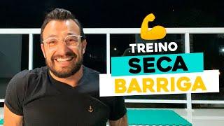 TREINO FÁCIL E RÁPIDO PARA SECAR A BARRIGA DEPOIS DOS 40 ANOS [TREINO EM CASA]