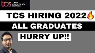 TCS Recruitment 2022 | Off campus hiring | How to apply