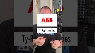 Why You Should Use ABB Ty Raps to Neatly Wire a Panel