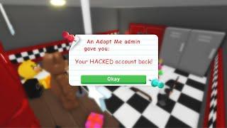 How I got my HACKED account BACK! in Adopt me! Roblox