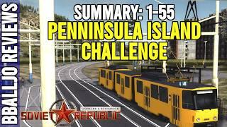 Peninsula Island Challenge Summary: 1-55 | Season 10