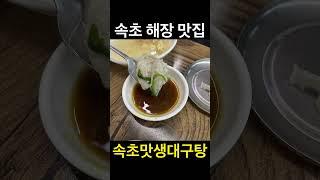 유료광고포함) 속초 물곰탕 맛집 속초맛생대구탕 / 국물맛