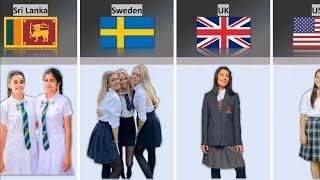 School uniform from different countries