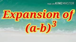 Std-8th, Expansion of (a-b)³