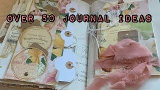 Complete prototype junk journal // a big book of ideas / flip through / over 50 journal ideas