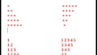 Video 5 (BlueJ) : Printing patterns using nested loops (ICSE)