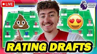 LIVE DRAFT RATINGS | PLUS Q&A | Fantasy Premier League 2024/25