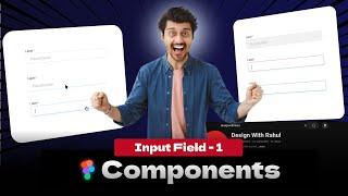  Create a Sleek Input Field Component in Figma from Scratch! | UI Design Tutorial ‍