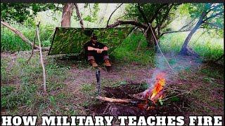 Military Survival Training - Fire Craft! The Basic Course and Test!