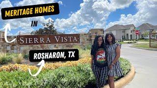 Houston Texas| New Home Construction Tour- Meritage Homes- Sierra Vista Rosharon, TX