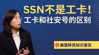 常见误区揭秘：工卡 EAD 与社安号 SSN 傻傻分不清？工卡会过期，有 SSN 就能工作吗？移民律师为您解答！