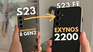 Galaxy S23 vs S23 FE - Is Exynos BETTER?!