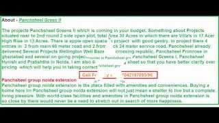 Panchsheel Green 2 Review Noida Extension Resale @7042197095