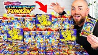 Ich öffne 100 Pokémon Stürmische Funken Booster Packs! ️